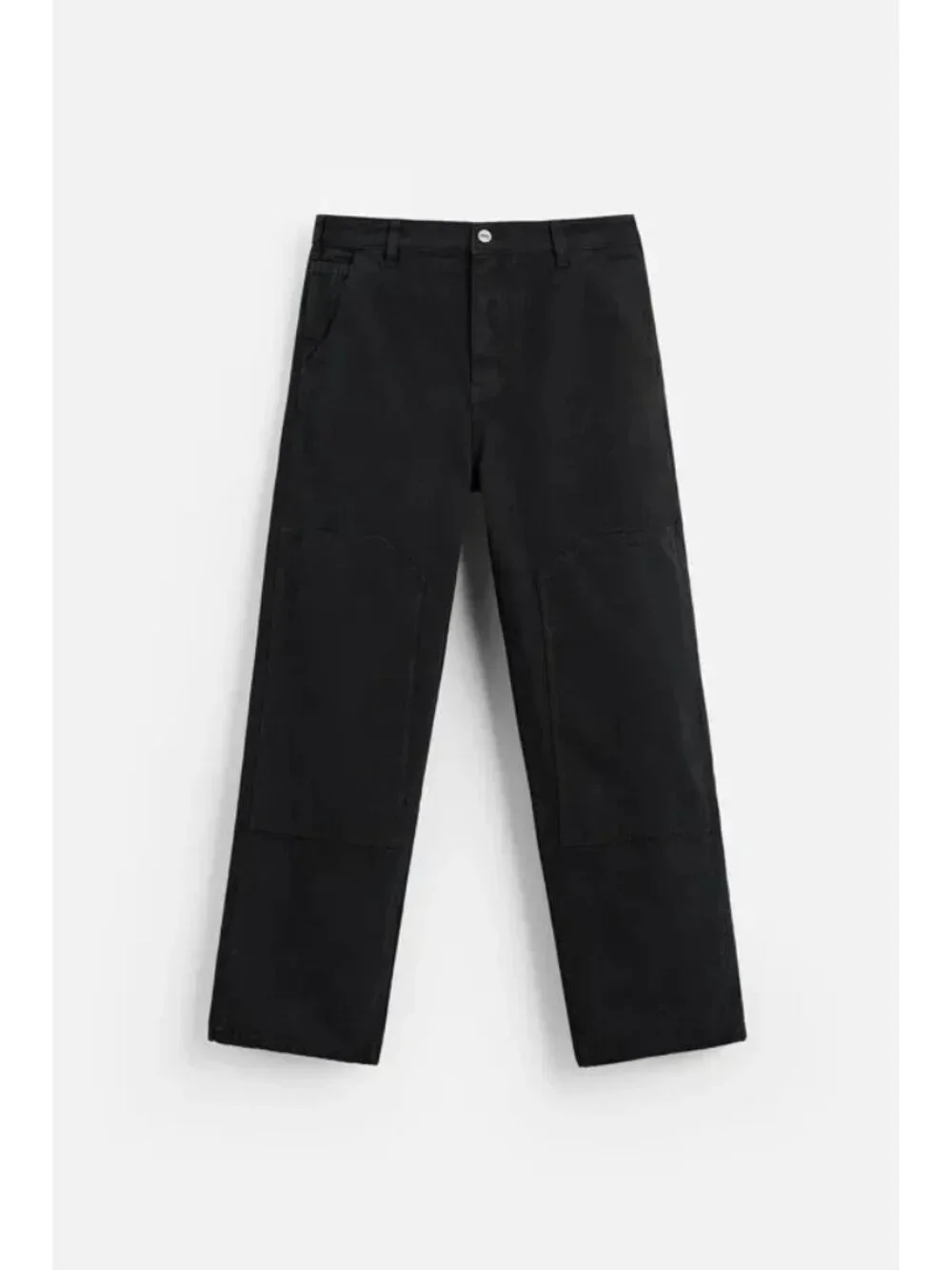 Zara Mens Cargo Pants EU 38 US 30 Black Oversized Relaxed Utility 4470/402 NWT